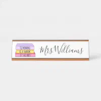 Heart name plate top
