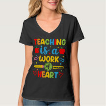 Teaching Is A Work Of Heart teacher gift 