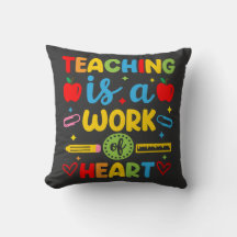 Teaching Is A Work Of Heart teacher gift 