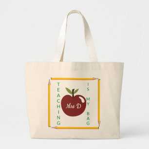 "TEACHING IS MY BAG" Canvas Tote