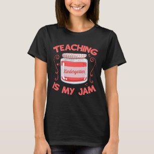 Teaching Is My Jam Personalized Grade Funny School T-Shirt