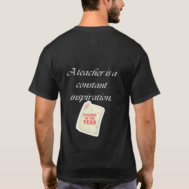 Teaching is My Superpower BLACK T-Shirt (Back)