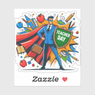 Teaching Is My Superpower Funny Appreciation Vinyl