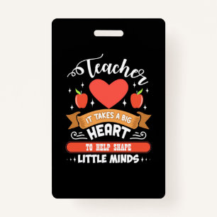 Teaching It Takes A Big Heart Badge