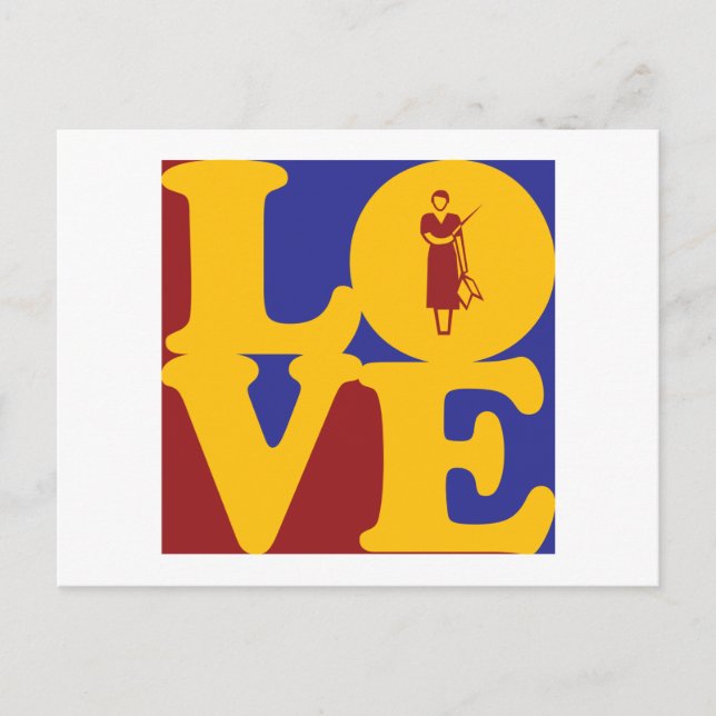 Teaching Love Postcard (Front)