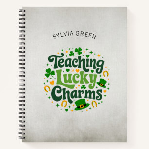 Teaching Lucky Charms – Personalized St. Patrick’s Notebook