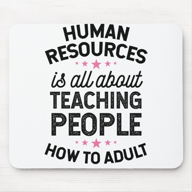Teaching People How To Adult Mouse Pad (Front)