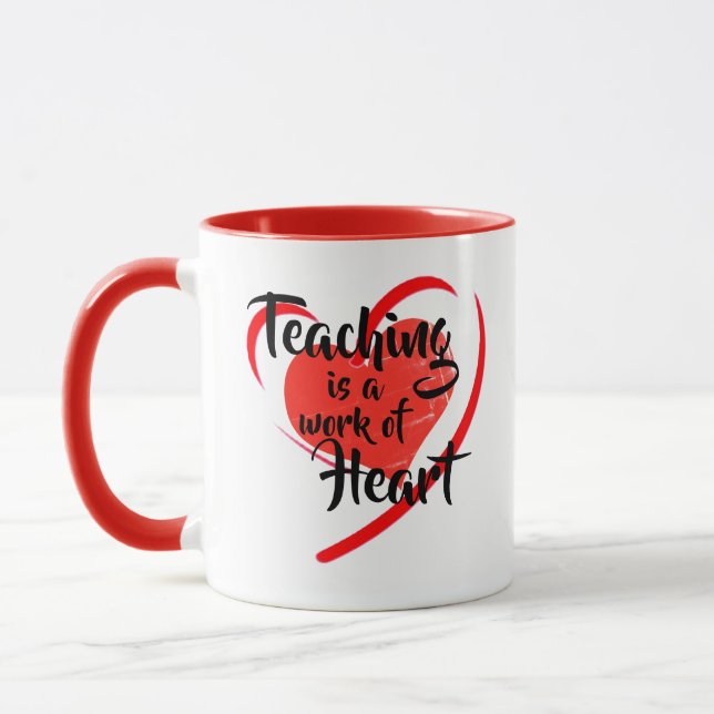 Teaching personalized  mug (Left)