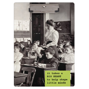 Teaching Quote   Vintage Teacher Photo Clipboards