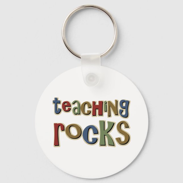 Teaching Rocks Keychain (Front)