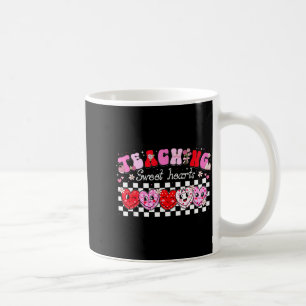 Teaching Sweet Hearts Floral Valentine Girl Women  Coffee Mug