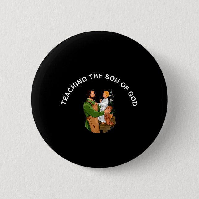TEACHING THE SON OF GOD 2 INCH ROUND BUTTON (Front)
