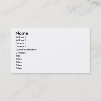Teaching the Visually Impaired Next Exit Business Card