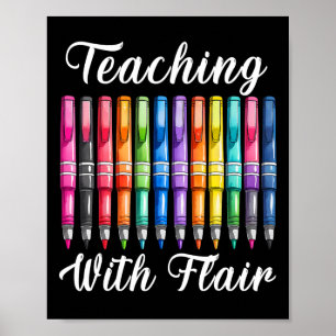 Teaching With Flair Preschool Teacher First Day Of Poster