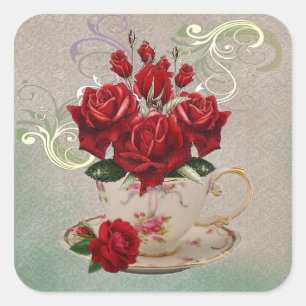Teacup 3 stickers