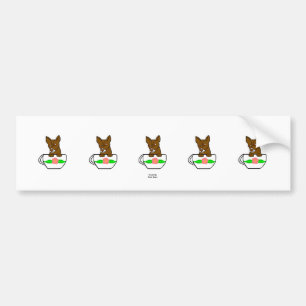 Teacup Chihuahua Bumper Sticker