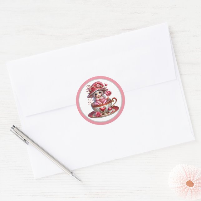 Teacup Cutie Sticker (Envelope)