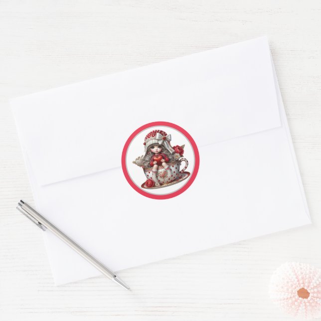 Teacup Cutie Sticker (Envelope)