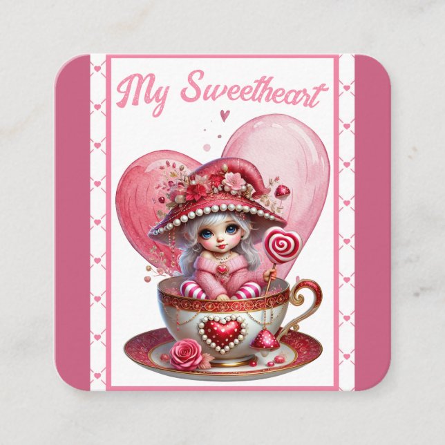Teacup Cuties Enclosure Card (Front)