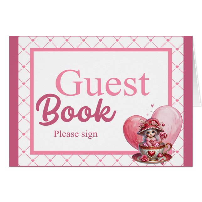 Teacup Cuties_ Guestbook Card (Front Horizontal)