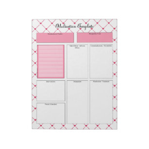Teacup Cuties _ Medication Template Notepad