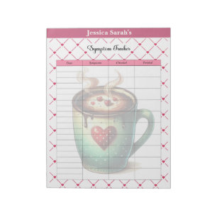 Teacup Cuties _ Symptom Tracker Notepad