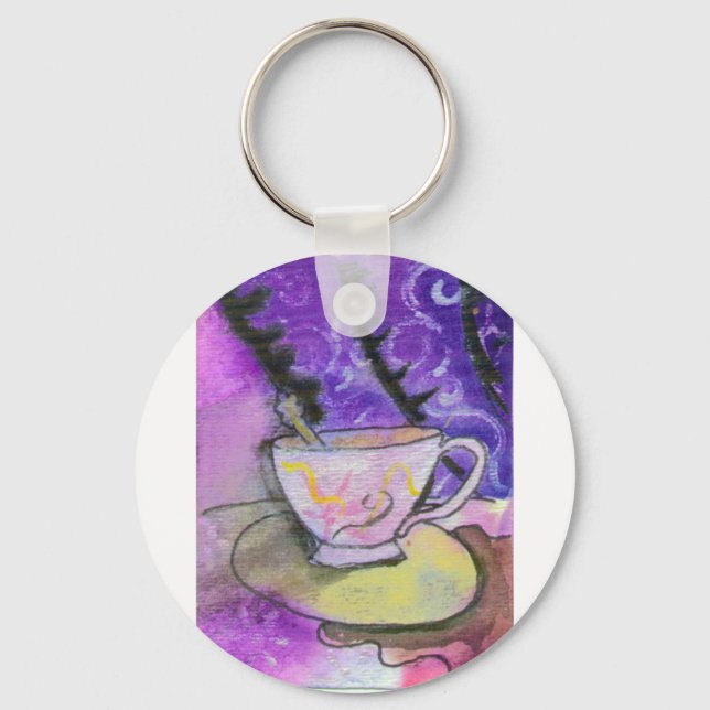 Teacup Keychain (Front)