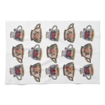 Teacup Kitchen Towel