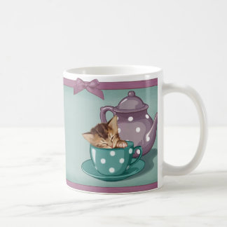 Teacup Kitten Coffee Mug