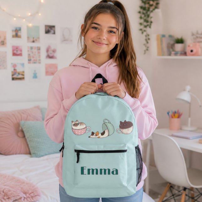 Teacup Kitties Printed Backpack (Creator Uploaded)
