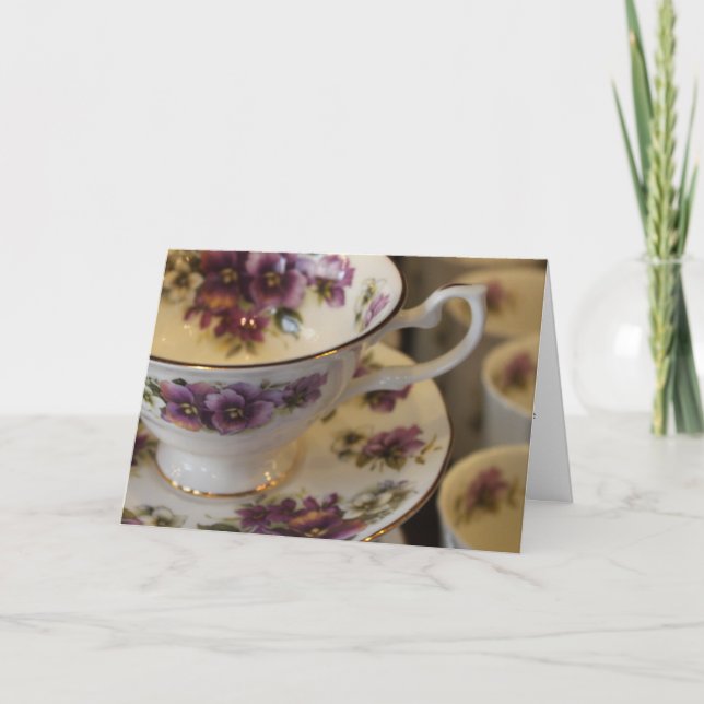 TEACUP NOTE CARDS & INVITATIONS (Front)