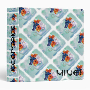 TEACUP PANSIES BINDER