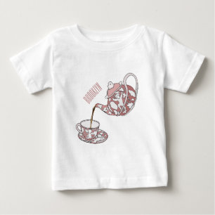 Teacup set cartoon illustration  baby T-Shirt