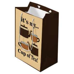 Teacup Teapot Its My Cup of Tea Medium Gift Bag
