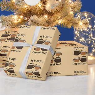 Teacup Teapot Its My Cup of Tea Wrapping Paper