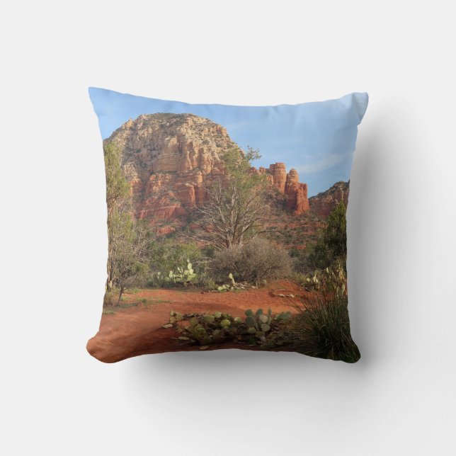Teacup Trail I Throw Pillow (Front)