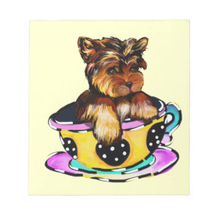TEACUP YORKIE POO NOTEPAD