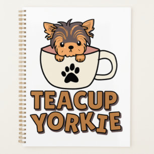 Teacup Yorkie puppy Planner