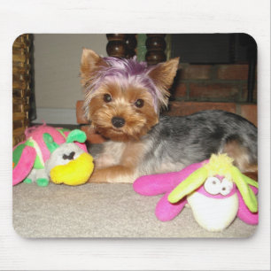 Teacup Yorkie Purple Princess Mouse Pad