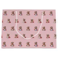 Teacup Yorkie Valentine's Day - Pink