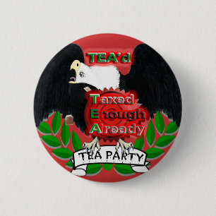 TEA'd 2 Inch Round Button