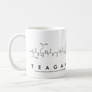 Teagan peptide name mug