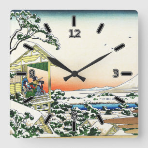 Teahouse at Koishikawa Tea Clock (With Numbers)