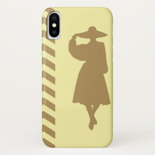 Teak Cream Neutral Chevrons Fashion Case-Mate iPhone Case