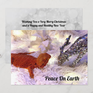 Teak the Bearded Dragon's Peace On Earth Flat