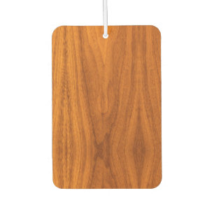 Teak Veneer Wood Grain Style Air Freshener