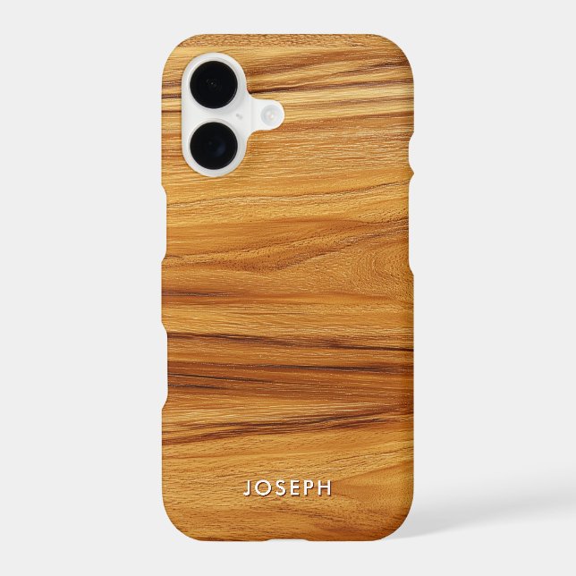 Teak Wood Grain Photo (Back)