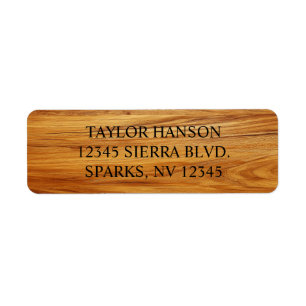 Teak Wood Image Logo Black Text