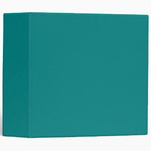 Teal 3 Ring Binder