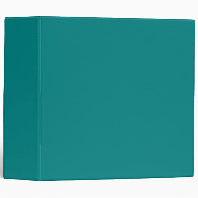 Teal 3 Ring Binder (Front/Spine)